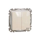 Выключатель двухклавишный Schneider Electric Sedna Design IP44 бежевый SDD212105 - изображение 1