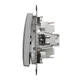 Перемикач одноклавішний Schneider Electric Sedna Design з підсвіткою алюміній SDD113106L - зображення 4