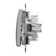 Переключатель двухклавишный Schneider Electric Sedna Design алюминий SDD113108 - изображение 6