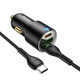 Автомобільний зарядний пристрій швидкої зарядки Hoco NZ6 PD45W (37361-01_271) - зображення 4