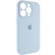 Чехол Silk Full Camera Protective (AA) для Apple iPhone 14 Pro Max (6.7") Голубой / Sweet Blue Без бренда - изображение 2