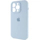 Чехол Silk Full Camera Protective (AA) для Apple iPhone 14 Pro Max (6.7") Голубой / Sweet Blue Без бренда - изображение 3