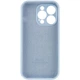 Чехол Silk Full Camera Protective (AA) для Apple iPhone 14 Pro Max (6.7") Голубой / Sweet Blue Без бренда - изображение 4