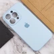 Чехол Silk Full Camera Protective (AA) для Apple iPhone 14 Pro Max (6.7") Голубой / Sweet Blue Без бренда - изображение 5
