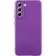 Чохол TPU GETMAN Liquid Silk Full Camera Samsung Galaxy S21 FE Фіолетовий / Purple - зображення 1
