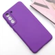 Чохол TPU GETMAN Liquid Silk Full Camera Samsung Galaxy S21 FE Фіолетовий / Purple - зображення 2