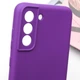 Чохол TPU GETMAN Liquid Silk Full Camera Samsung Galaxy S21 FE Фіолетовий / Purple - зображення 5