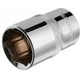Головка торцевая Intertool 18 мм 1/2" шестигранная Cr-V сталь никелированная профессиональная (000006147) - изображение 1
