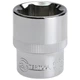 Головка торцевая Intertool 24 мм 1/2" шестигранная Cr-V сталь никелированная профессиональная (000006152) - изображение 2