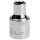 Головка торцевая Intertool 8 мм 1/2" шестигранная Cr-V сталь никелированная профессиональная (000006137) - изображение 2