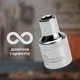 Головка торцевая Intertool 8 мм 1/2" шестигранная Cr-V сталь никелированная профессиональная (000006137) - изображение 6