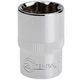 Головка торцевая Intertool 19 мм 1/2" шестигранная Cr-V сталь никелированная профессиональная (000006148) - изображение 2