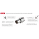 Головка торцевая Intertool 11 мм 1/2" шестигранная Cr-V сталь никелированная профессиональная (000006140) - изображение 3