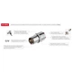 Головка торцевая Intertool 12 мм 1/2" шестигранная Cr-V сталь никелированная профессиональная (000006141) - изображение 3