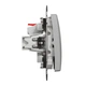Кнопочный выключатель одноклавишный Schneider Electric Sedna Design алюминий SDD113111 - изображение 2