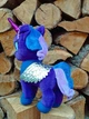 М'яка Принцеса Луна Копиця 33см My Little Pony крила, ріг, діадема, фіолетова 00084-83 - зображення 8