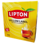 Чай Lipton Yellow Label 100 пакетиков чёрный без добавок и ароматизаторов - изображение 1