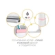 Парта Mealux Edmonton Multicolor Pink з полицею (BD-610 W/МС + PN с полкой) - изображение 7