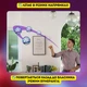 Интерактивная игрушка летающий светящийся шар - спиннер FlyNova Pro Gyrosphere Синий - изображение 4