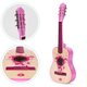 Gitara dla dzieci EcoToys klasyczna drewniana 6 strun HX18022-30 PINK (5905817004362) - obraz 5
