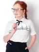 Блузка для девочки Mevis молочная 4116-02 116 см - изображение 1