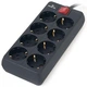 Фільтр живлення REAL-EL REAL-EL RS-8 PROTECT, 1.8m, black (EL122300021) - зображення 3