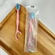 Одноразова зубна щітка та нитка 2в1 Dr.Emma Easy FlossBrush (рожева), 24 шт - зображення 2