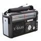 Радиоприемник Golon RX 381 портативный аккумуляторный с USB SD FM AM Черный - изображение 1