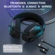 Геймерська бездротова (Bluetooth + 2,4G) гарнітура Attack Shark L80 - изображение 4