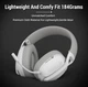 Геймерська бездротова (Bluetooth + 2,4G) гарнітура Attack Shark L80 White - изображение 5