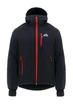 Мужская спортивная ветровка Brooklet softshell водозащитная софтшел ветрозащитная куртка с эргономичным капюшоном для трекинга велосипеда и активного отдыха черный- 1140782-2 - M - изображение 1