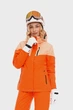 Куртка горнолыжная мембрана 10000 зимняя лыжная Brooklet Lili Red orange/Melon orange женская оранжевый - 202303BLJ-03 - L - изображение 1