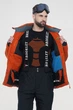 Куртка гірськолижна мембрана 10000 зимова тепла Brooklet J dark terracotta чоловіча - BJ2023-14 - S - зображення 5