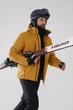 Куртка горнолыжная мембрана 10000 зимняя теплая Brooklet J mode beige мужская бежевый - BJ2023-12 - S - изображение 8