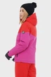 Куртка гірськолижна мембрана 10000 лижна зимова Brooklet Lili orange red/raspberry pink W жіноча фіолетовий - BL2021-013 - L - зображення 3