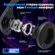 Игровые беспроводные наушники Kotion Each GS400 Ultra с микрофоном, Bluetooth + 2.4G + AUX, RGB-подсветка, 7.1 звук, для ПК, PS4, PS5, Nintendo Switch, телефона Black - изображение 2