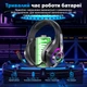 Игровые беспроводные наушники Kotion Each GS400 Ultra с микрофоном, Bluetooth + 2.4G + AUX, RGB-подсветка, 7.1 звук, для ПК, PS4, PS5, Nintendo Switch, телефона Black - изображение 8