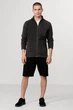 Флис 4F DEEP BLACK мужской - H4Z22-PLM352-20S - XL - изображение 4