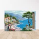 Алмазная мозаика на подрамнике ColorArt 30х40 Город на берегу моря STP455 + Подарок лак для покрытия - изображение 3