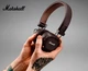 Наушники Marshall Major 4 IV Brown (беспроводная зарядка, 80 часов батарея) - изображение 1