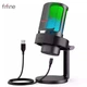 Микрофон Fifine AmpliGame A8 USB с RGB подсветкой, черный - изображение 1