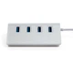 Концентратор Vinga Type-C to 4*USB3.0 1.0m cable aluminium (VCPHCU304) - зображення 3
