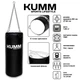 Мешок боксерский с креплением цепи Kumm 80х32см PVC черный 3070 - изображение 2