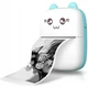 Портативный мини-принтер Mini Printer Термопринтер карманный для телефона Синий (64840) - изображение 5