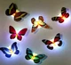 Бабочка для декора, с LED подсветкой, на самоклейке 1 шт, 6 см - изображение 1