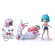 Ігровий набір 4SF MANGA DOLLS серії "Hello Kitty" - КРАСУНЯ ПІНК НА СКУТЕРІ (з аксес.) - изображение 2