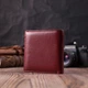 Небольшой женский кошелек с монетницей снаружи из натуральной кожи ST Leather 22544 Бордовый - изображение 9