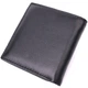 Компактный женский кошелек с монетницей снаружи из натуральной кожи ST Leather 22542 Черный - изображение 2