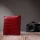 Фактурный женский кошелек из натуральной кожи ST Leather 22705 Красный - изображение 9