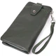 Стильный кошелек-клатч для женщин с отделением под телефон ST Leather 23103 Зеленый - изображение 2
